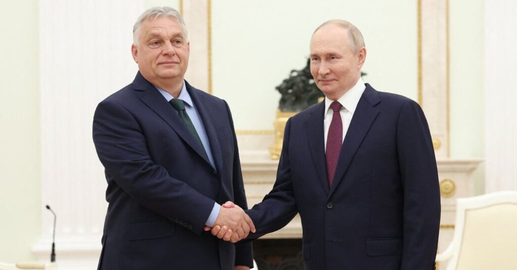 Hungary’s Viktor Orban Travels to Russia for Meeting With Vladimir Putin