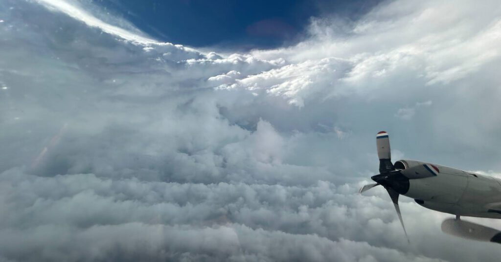 NOAA Flies Through the Rapid Intensification of Hurricane Beryl