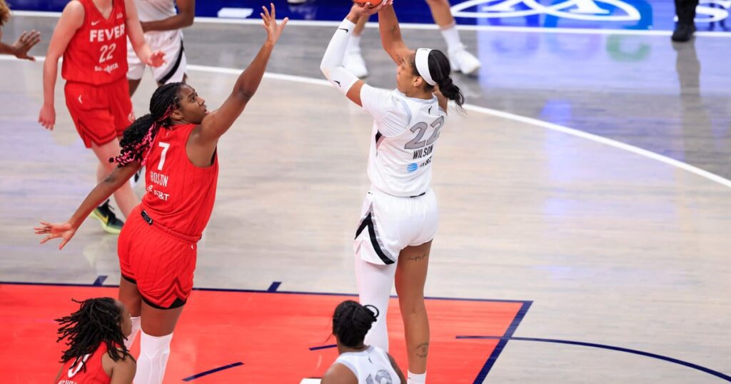 A’ja Wilson breaks WNBA single-season points record, passes Jewell Loyd’s mark of 939